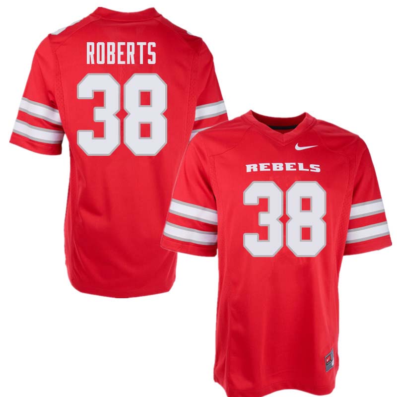 Men's UNLV Rebels #38 Ty'Jason Roberts College Football Jerseys Sale-Red